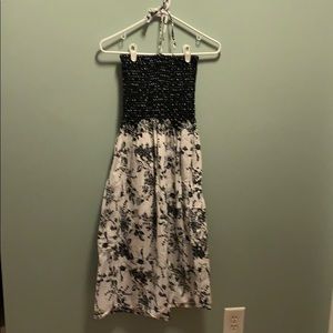 Midi Halter tie dress